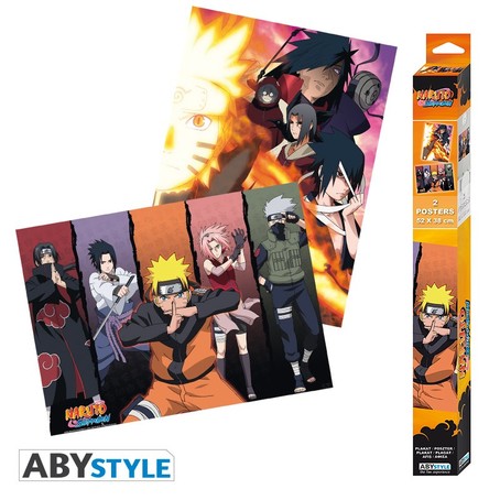 Naruto Shippuden - Groups 2er Poster-Set 