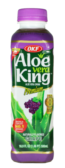 OKF Aloe Vera King - Grape 500 ml