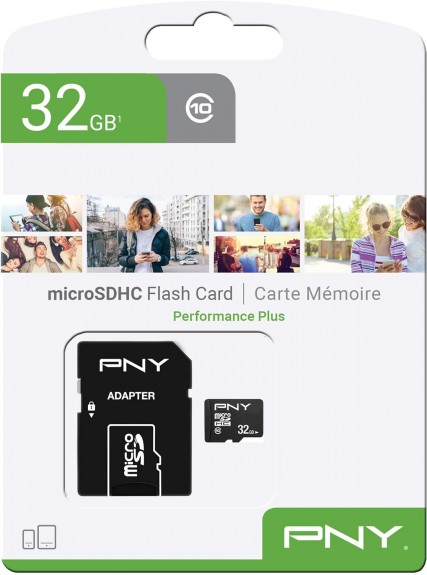 PNY microSDHC Flas Card Performance Plus 32GB