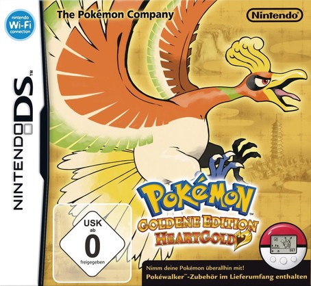 Pokémon Goldene Edition HeartGold + Pokewalker Nintendo DS