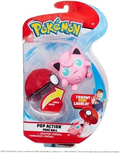 Pokémon Pokéball Pop Action Set - Pummeluff