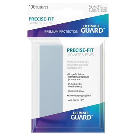 Precise-Fit Sleeves (100 Stk) - Small Size - Transparent