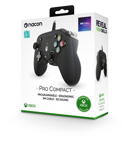 Pro Compact Wired Controller Schwarz  XSX / XBO / PC