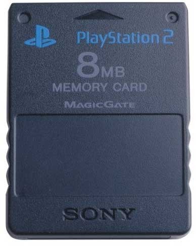 PS2 Memory Card Sony 8 MB (118 Blocks)