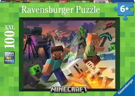Ravensburger XXL Puzzle Monster Minecraft (100Teile)