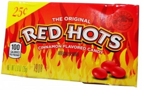 Red Hots - Cinnamon Flavored Candy 26g