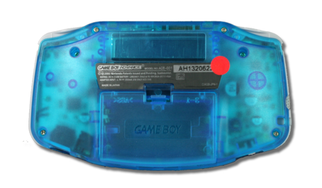 REF Nintendo Game Boy Advance - Transparent/Blau
