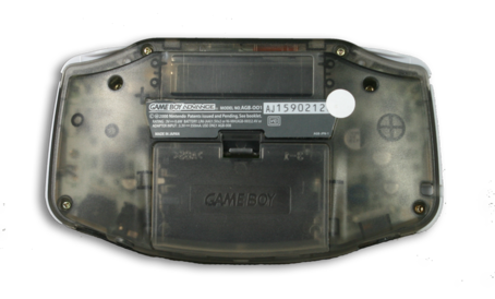 REF Nintendo Game Boy Advance - Transparent/Schwarz