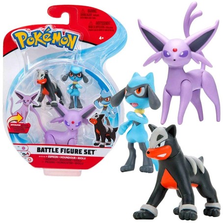 Riolu, Hunduster, Psiana Battle Figuren Set - Pokémon
