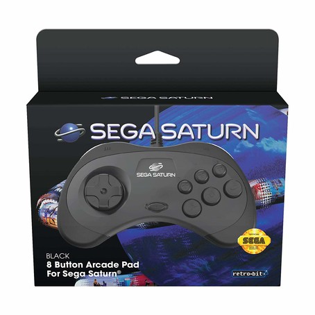 SEGA Saturn Controller - Schwarz