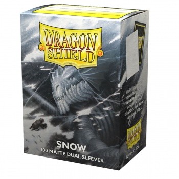 Snow: Dragon Shield Standard Matte Dual Sleeves (100 Stk)