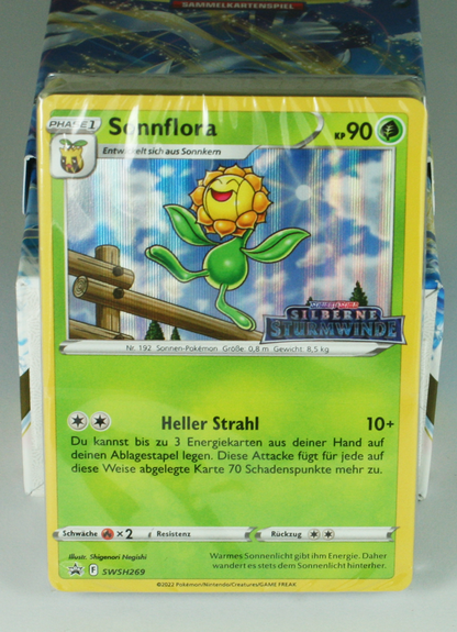 Sonnflora Silberne Sturmwinde Build & Battle Deck (DE) - Pokémon