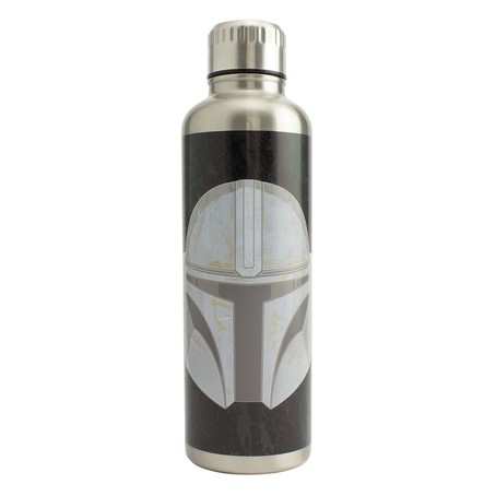 Star Wars The Mandalorian Metall Wasserflasche - Mandalorianer Helm
