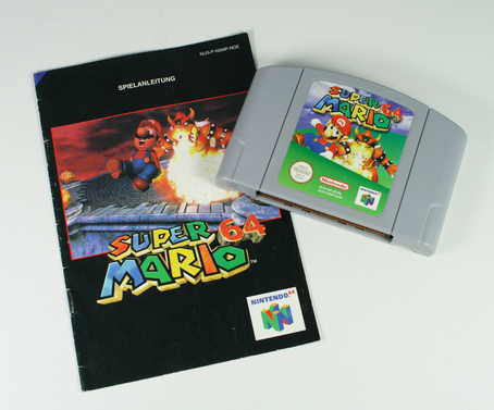 Super Mario 64 N64 MODUL+ANLEITUNG