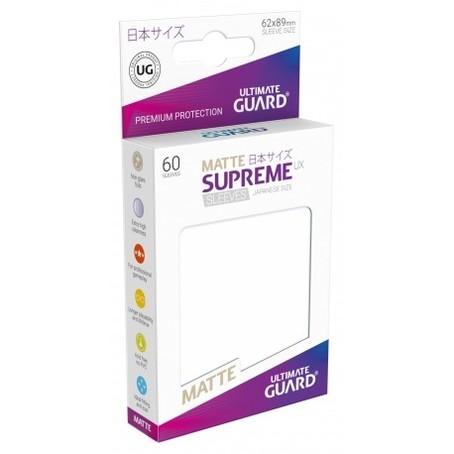 Supreme UX Matte Sleeves (60 Stk) - Small Size - Frosted