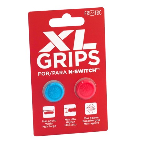 Thumb Grips Pro XL - Neon Blue / Neon Red  Switch