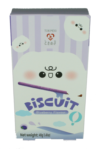 Tokimeki Biscuit Stick Blueberry 40g