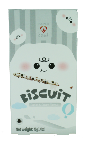 Tokimeki Biscuit Stick Cookie & Cream 40g