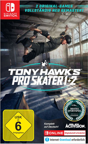 Tony Hawk´s Pro Skater 1 + 2 Remake  SWITCH