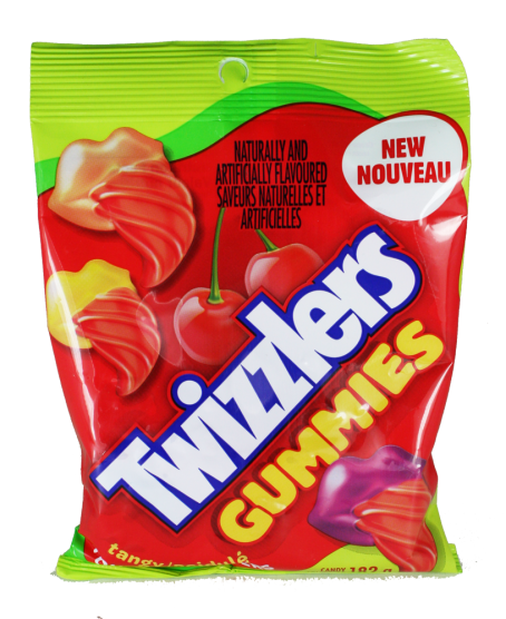 Twizzlers Gummies - Tangy Tongue Twisters 182g