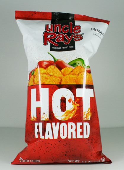 Uncle Rays Chips Hot 127g