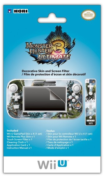 Wii U / Wii Gamepad Skin - Monster Hunter 3 Ultimate