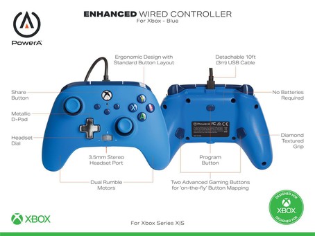 Wired Controller - Blau - XBOX/XSX
