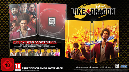 Yakuza: Like a Dragon - Day Ichi Steelbook Edition  PS4  OHNE DLC