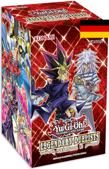 Yu-Gi-Oh! Legendary Duelists Season 3 - Box  (1. Auflage) - DE