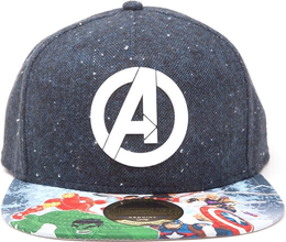 Avengers Rubberprint Logo Snapback Cap