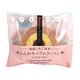 Taiyo Foods Baumkuchen Milch & Erdbeer 60g