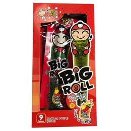 Tao Kae Noi Big Roll - 9 Stück Gegrillte Seetang Rollen Spicy 27 g