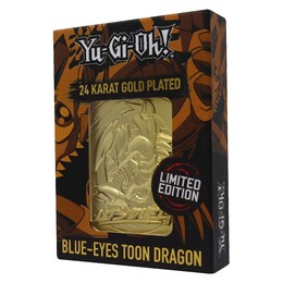 Yu-Gi-Oh! 24 Karat Gold Plated - Blue-Eyes Toon Dragon (Limited Edition)