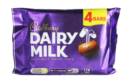 Dairy Milk Bar 4-Pack 134 g