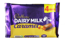 Dairy Milk Bars 4-Pack - Caramel 148 g