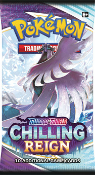 Pokémon Sword & Schild: Chilling Reign - Sleeved Booster - ENGLISCH