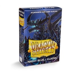 Dragon Shield Sleeves (60 Stk.) - Japanische Kartengröße - Classic Night Blue