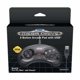 Controller 8-Button Arcade Pad USB - Schwarz