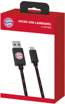 FCB Micro USB Ladekabel 3m
