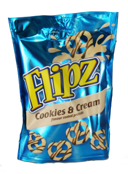 Flipz Coated Prtezels - Cookies & Cream