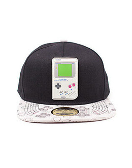 Game Boy Rubberpatch Snapback Cap