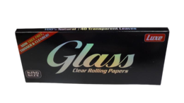 Glass Clear Rolling Papers - King Size 40 Blatt
