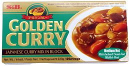 Golden Curry Japanese Curry Mix Mittelscharf 220g
