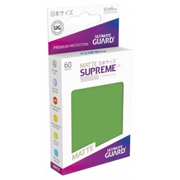 Supreme UX Matte Kartenhüllen (60 Stk.) - Japanische Größe - Grün