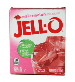 Jello-O - Watermelon Gelatin Dessert 85 g