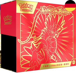 Koraidon Karmesin & Purpur Top Trainer Box (DE) - Pokémon