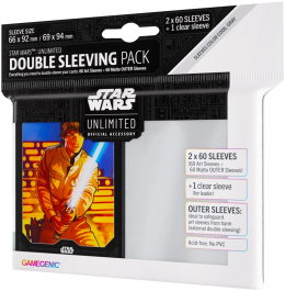 Star Wars unlimited Art Double Sleeving Pack - Luke Skywalker