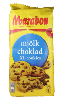 Marabou XL Cookies - Mjölk Choklad 184 g