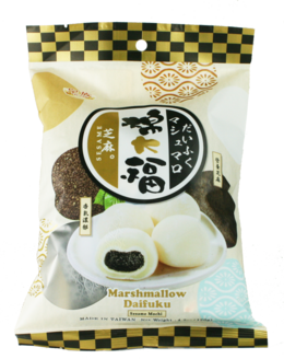 Marshmallow Daifuku Sesame Mochi