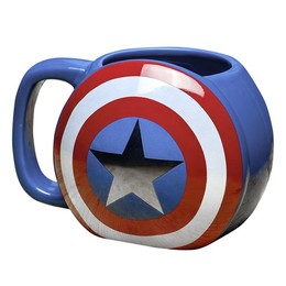 Marvel Avengers 3D Tasse - Captain Amercia Shild